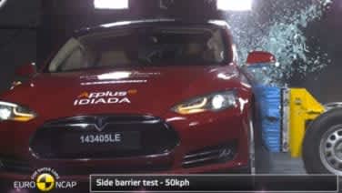 Gelovige rijm laag Tesla Model S scores 5 stars in Euro NCAP crash test