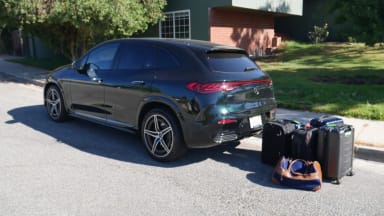 Mercedes-Benz EQE SUV Luggage Test: How much fits in the cargo area? -  Autoblog