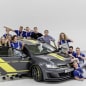 VW Golf GTI Dark Shine edition studio interns team