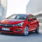Opel Astra front 3/4 road
