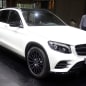 2016 Mercedes-Benz GLC 250d front three-quarter, opposite angle.