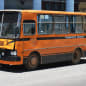 old school bus, havana, cuba