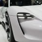 The Porsche Mission E concept, showed off at the 2015 Frankfurt Motor Show, headlight.
