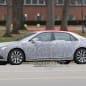 lincoln continental exterior spy shot side