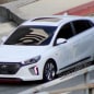 2017 Hyundai Ioniq front 3/4 spied