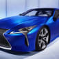 2018 Lexus LC 500h front close-up angle