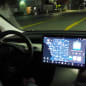 Tesla Model 3 interior and touchscreen