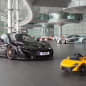 McLare P1 toy car with full-size McLaren P1