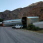 Nevada pickup transport train derailment