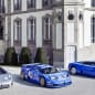 Bugatti  EB110 model range. Chateau Jean Molsheim.
