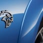 The Hellcat badge on the 2020 Dodge Charger SRT Hellcat Widebod
