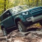 2020 Land Rover Defender blue front off road