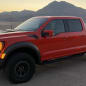 2021 Ford F-150 Raptor early AM front three quarter