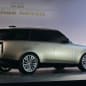 2022 Range Rover rear profile right