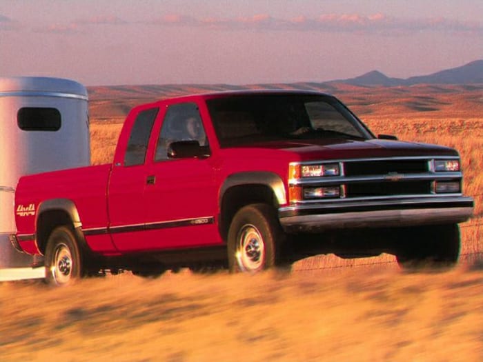 2000 Chevrolet K3500 LS 4x4 Extended Cab 8 ft. box 155.5 in. WB HD ...