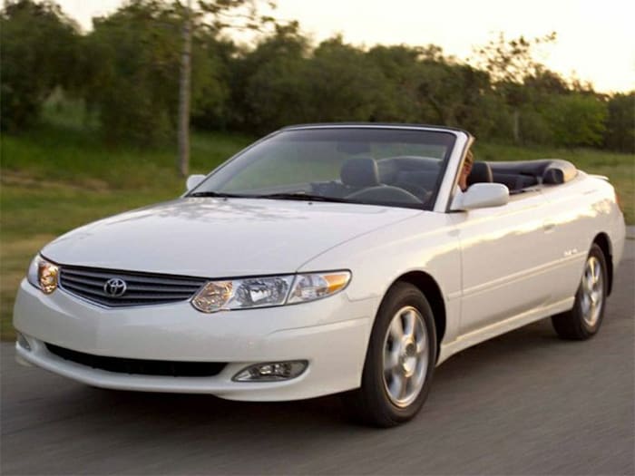 2002 Toyota Camry Solara SLE V6 2dr Convertible Specs and