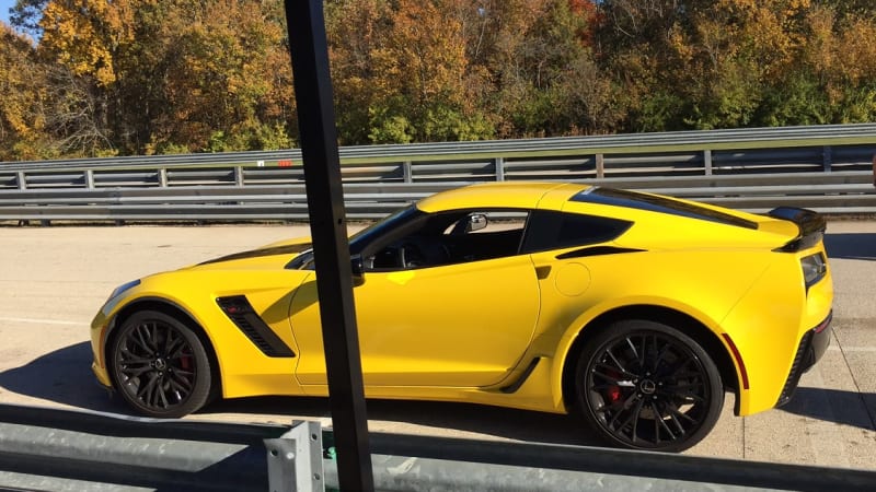 Yellow Corvette Z06