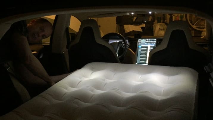 Inside the Tesla Model S Airbnb