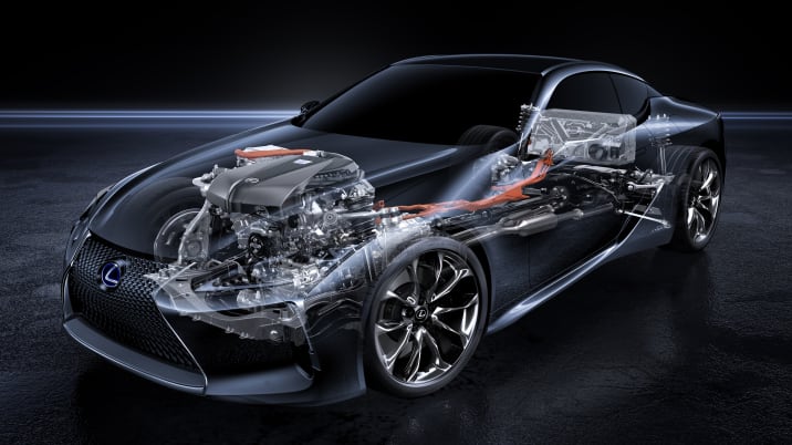8 Things You Should Know About The Lexus Lc 500h Powertrain Autoblog