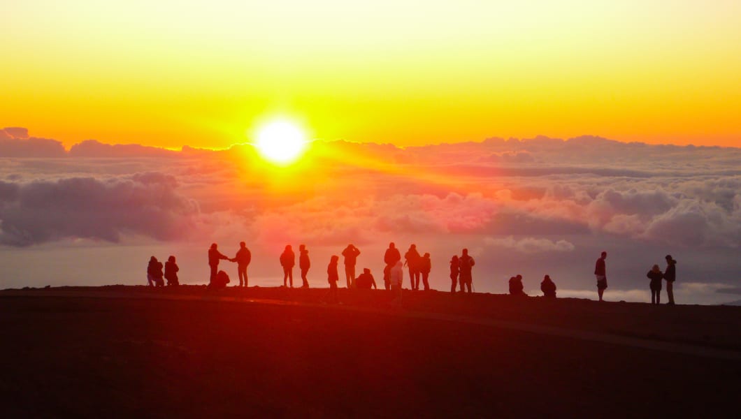 Sunset at Haleakala National Park