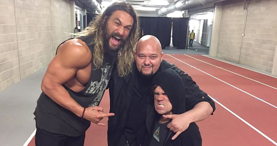 Jason Momoa & Peter Dinklage Had the Most Badass 'Game of 