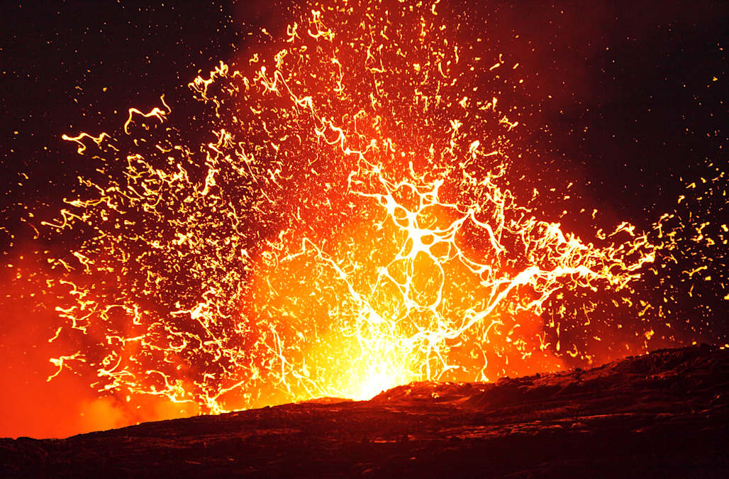 Alaska volcano can't stop erupting in the ocean's 'ring of fire', tripling in size - AOL