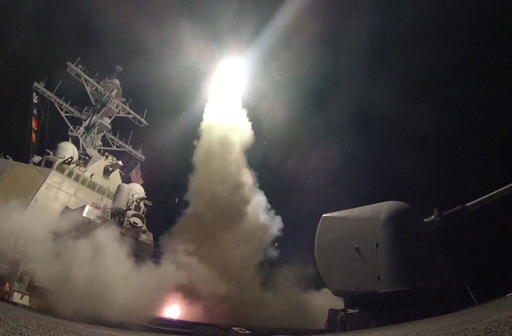 Imageresult for In pictures: US missile strike against Syria