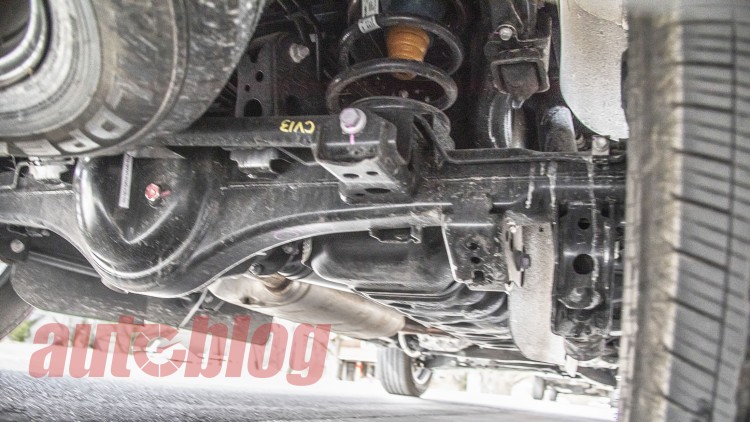Toyota Tundra coil suspension spy photos