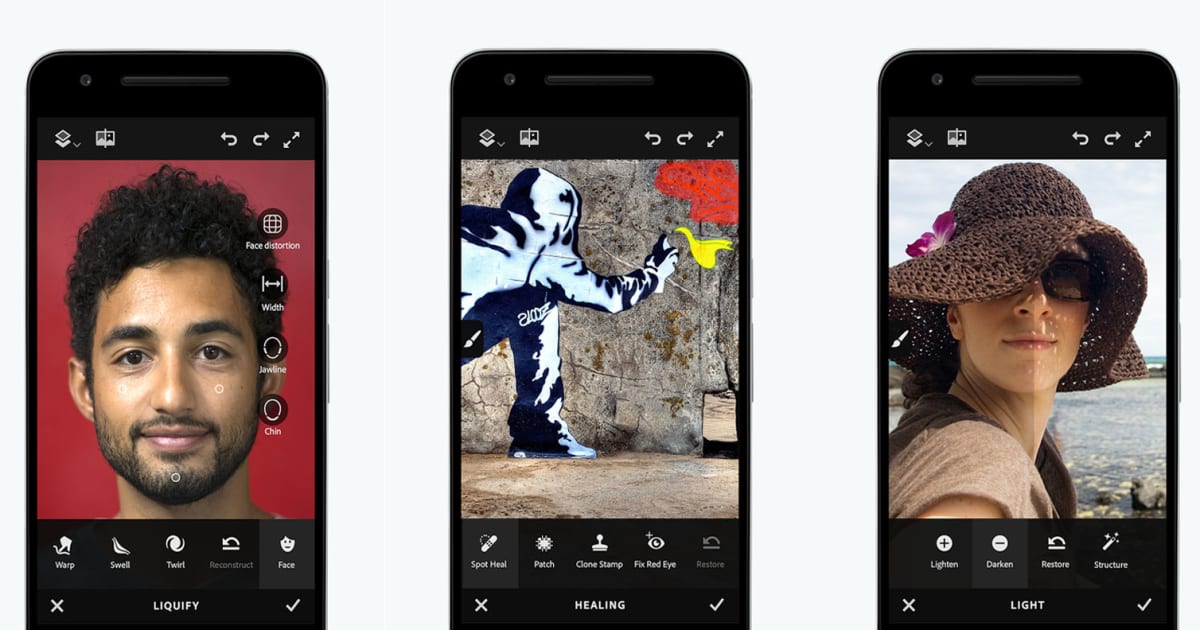 Adobe's powerful Photoshop Fix app finally arrives on Android