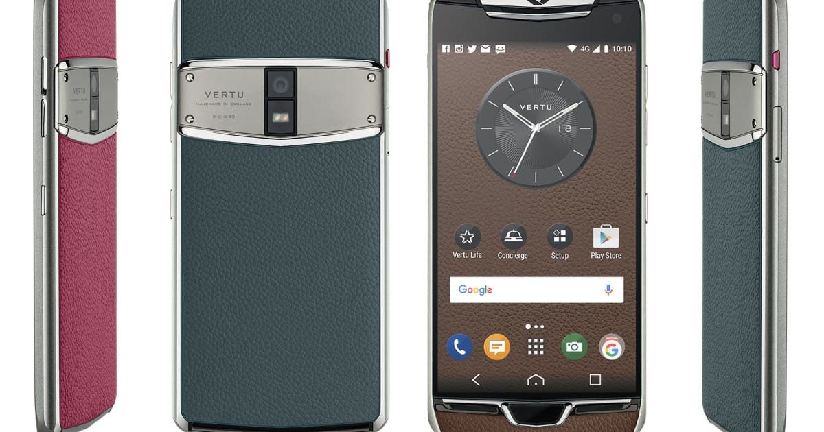 Vertu's latest luxury Android phone is built for jetsetters