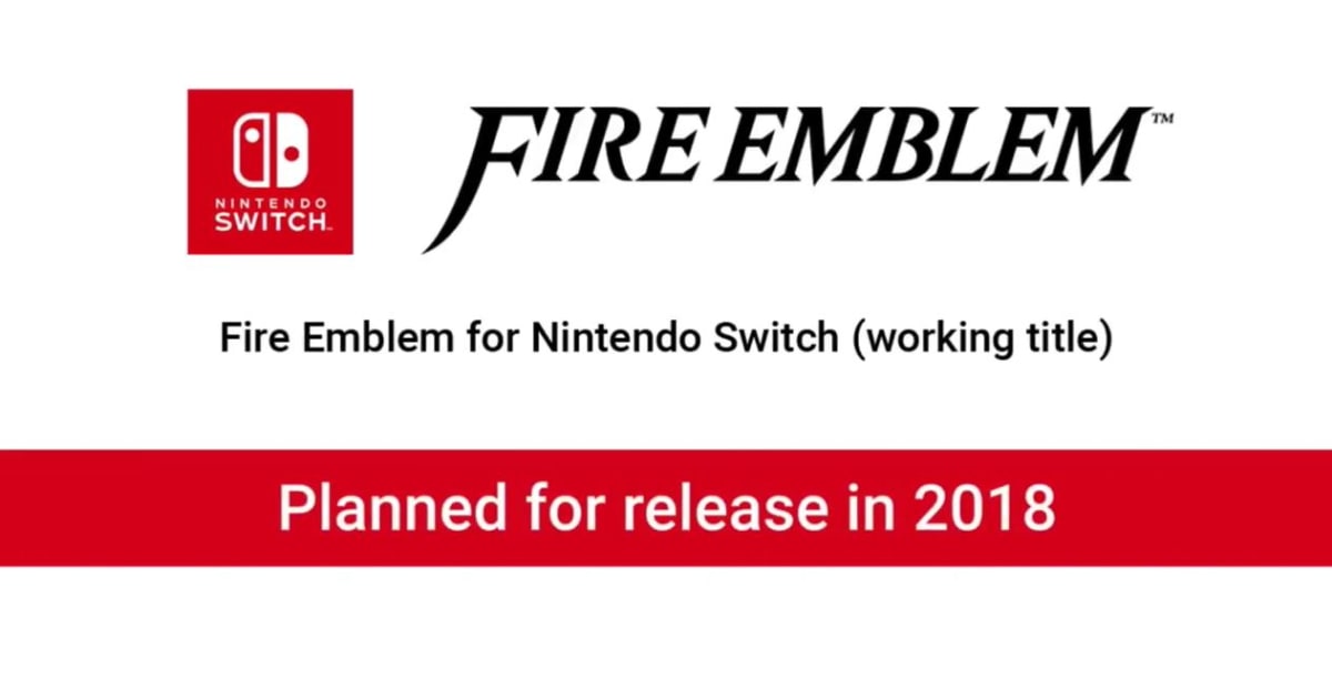 photo of A new 'Fire Emblem' game is coming to Nintendo Switch in 2018 image