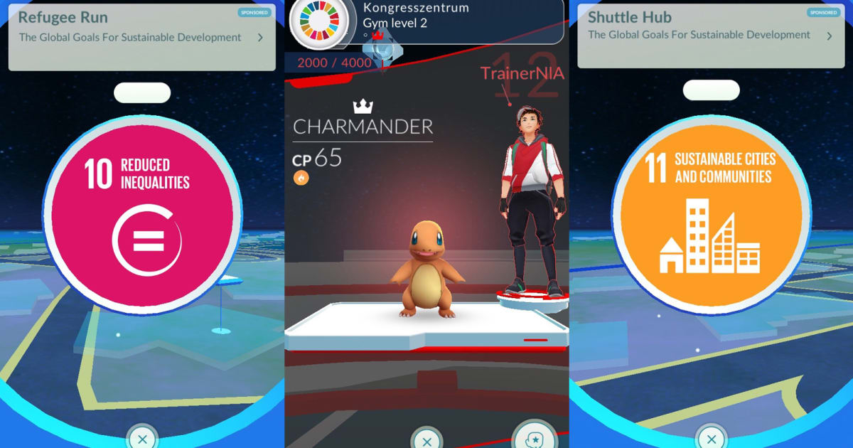 'Pokémon Go' tries to save the world at a major conference