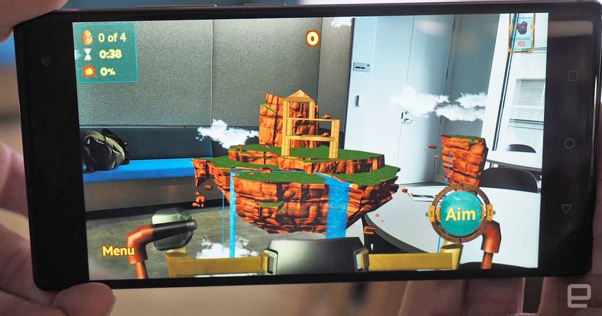 The first Google Tango phone launches with over 35 new apps - Engadget
