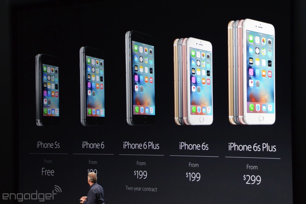 Apple drops prices on the iPhone 5s, 6 and 6 Plus