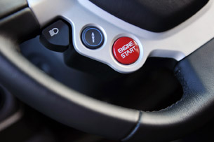 2013 Ferrari FF start button