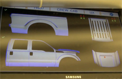 Ford 3D Dirt Detection Technology - video screencap
