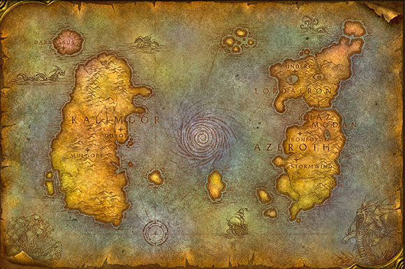 Map World Of Warcraft World of Warcraft - Vanilla Azeroth Map