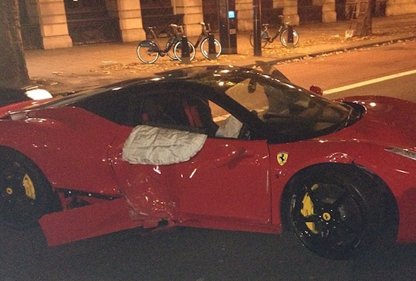 Rapper Lethal Bizzle 'cheats death' after smashing Ferrari 458 - AOL UK Cars