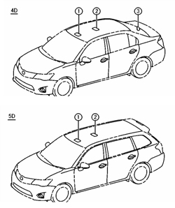 Toyota Corolla Wagon drawings