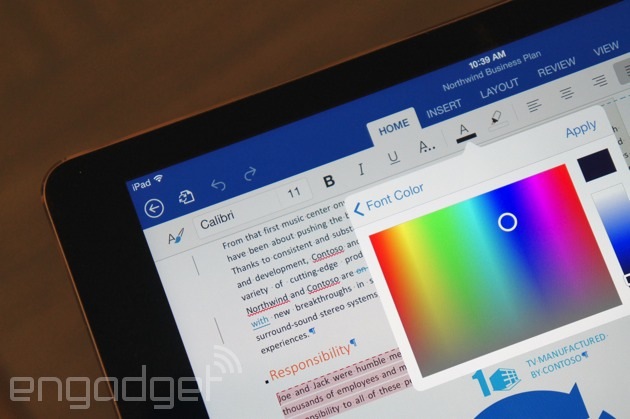 office-for-ipad-review-three-beautiful-apps-each-with-strong-competition