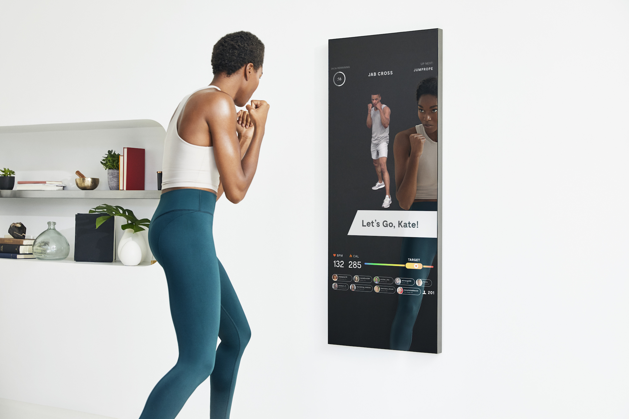 A $1,500 smart mirror brings live fitness classes to your home | Engadget2000 x 1333