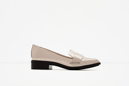 h&m patent loafers