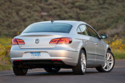 2013 Volkswagen CC - rear three-quarter view