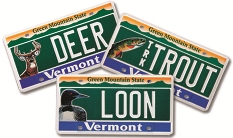 State of vermont environmental license plate