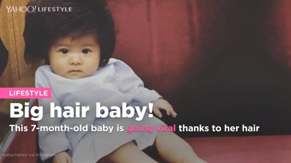 可愛過ぎる フサフサな髪を持つ生後約半年の赤ちゃんがインスタグラムで話題に Aol ニュース
