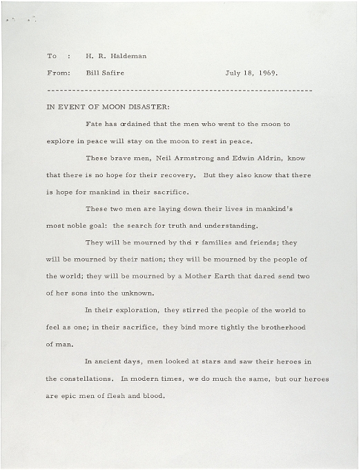 Apollo 11 Speech Essay