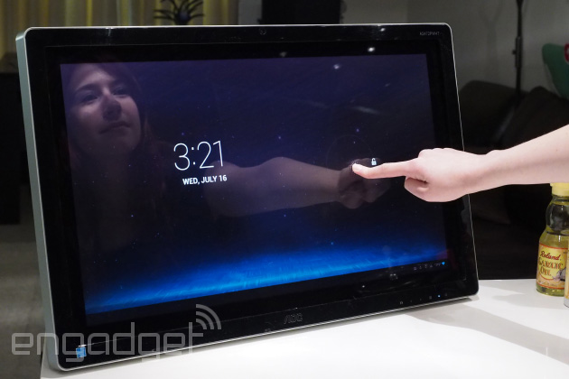 Irl A 24 Inch Aoc Monitor That Doubles As A Gigantic Android Tablet Engadget