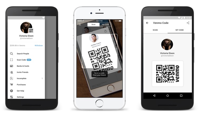 Venmo adds QR codes to make finding friends easier