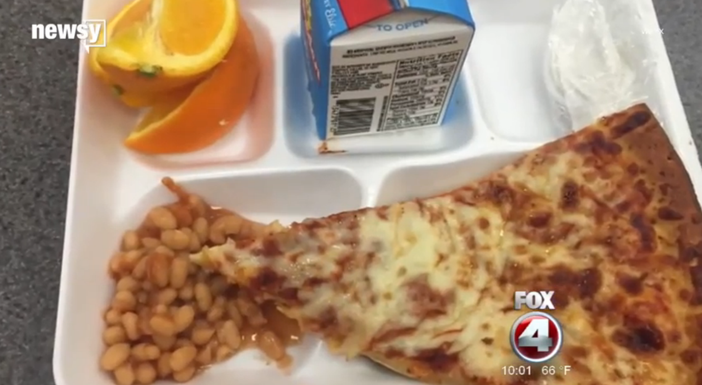 Florida 8thgrader punished after posting photos of school lunch AOL News