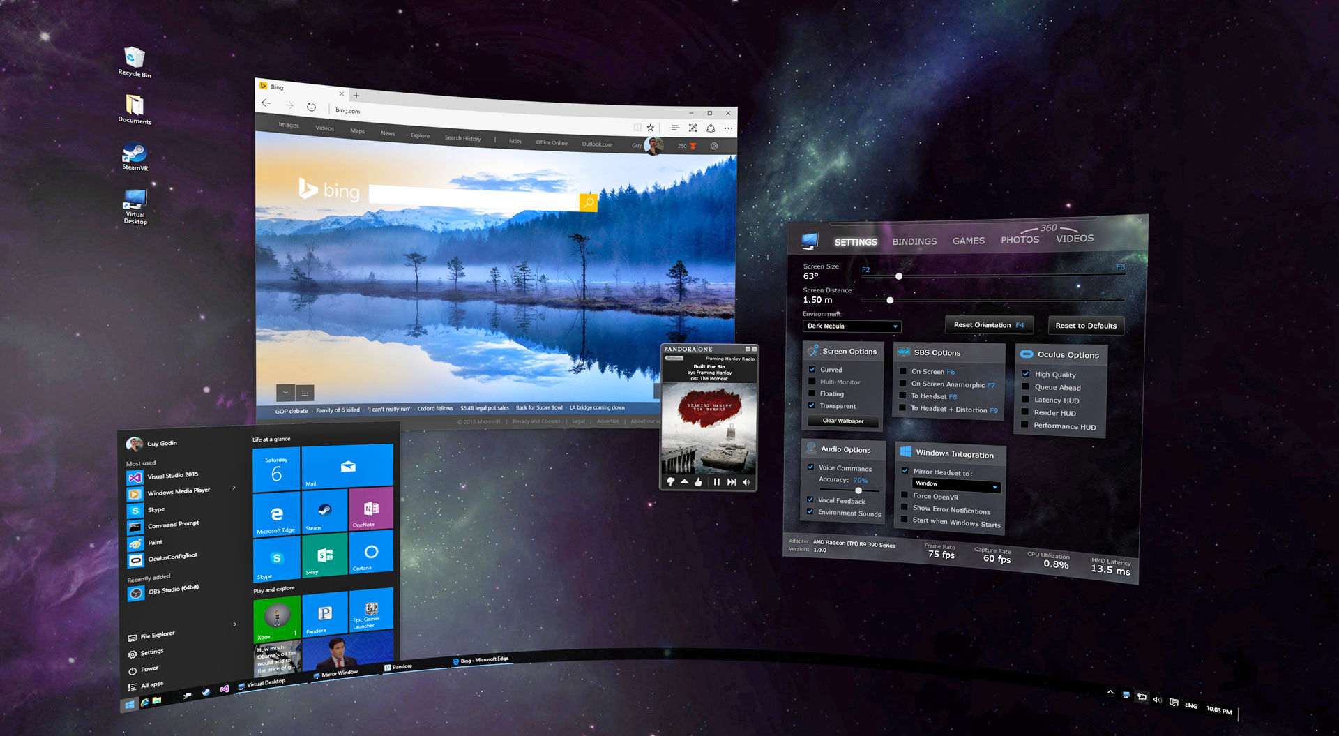Virtual Desktop For Vr Is A Glimpse At A Future Without Monitors